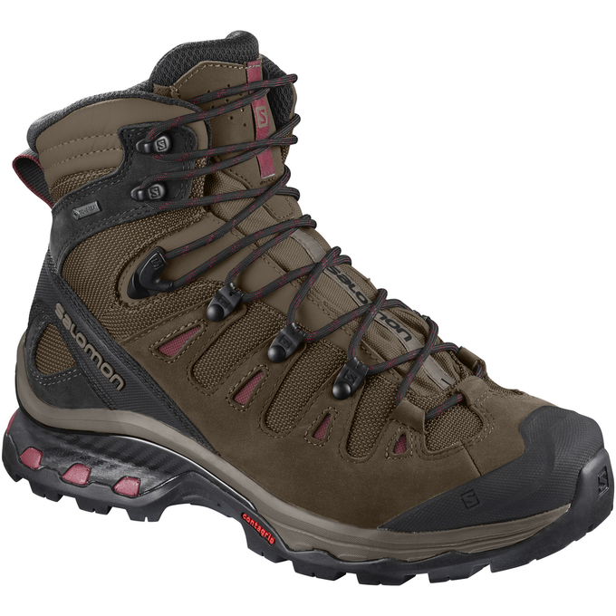 Salomon QUEST 4D 3 GTX® W Botas De Montaña Mujer - Chocolate / Negras - Colombia (78519-QIHK)